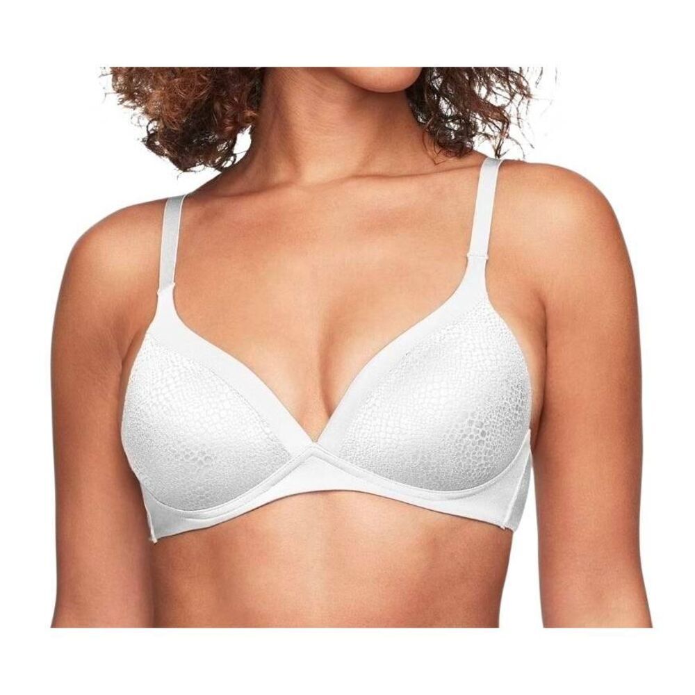 Warners Blissful Benefits Back-Smoothing Comfort Wireless Lift T-Shirt Bra NEW N